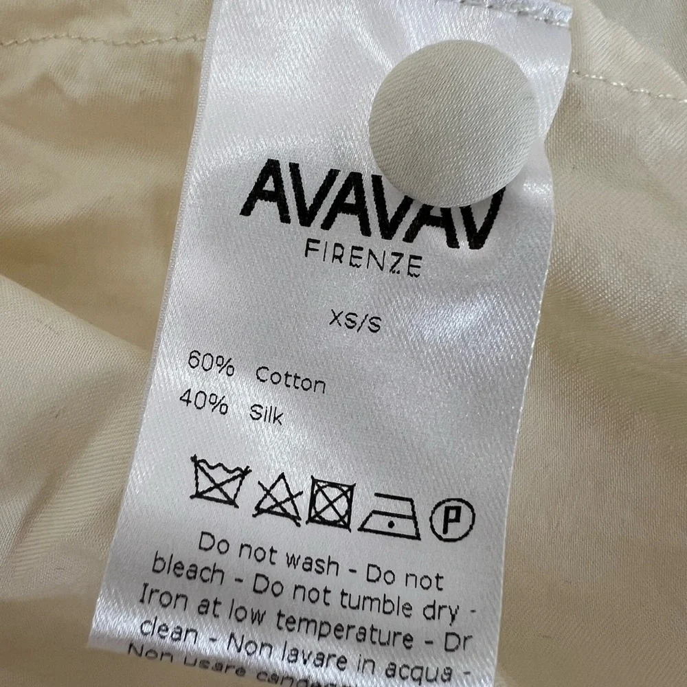 ! Avavav Firenze Cream Ruffled Mini Babydoll Dress - Picture 9 of 12